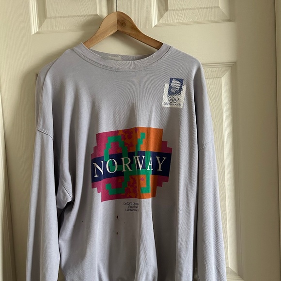 Vintage Norway '94 Olympic Games Lightweight Crewneck - Picture 1 of 5